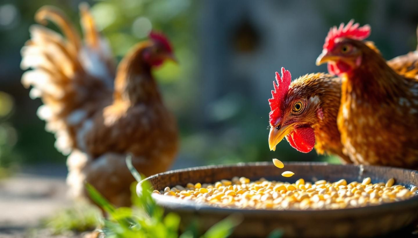 Comment équilibrer la diète des poules avec des céréales ?